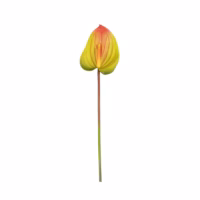Yapay Islak Dokulu Çiçek Antoryum Tek Dal (76 CM)