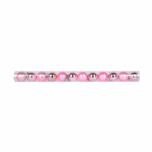 Yılbaşı Süsü Top 12 li Pink