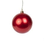 Yılbaşı Süsü Top (10 CM) - Red