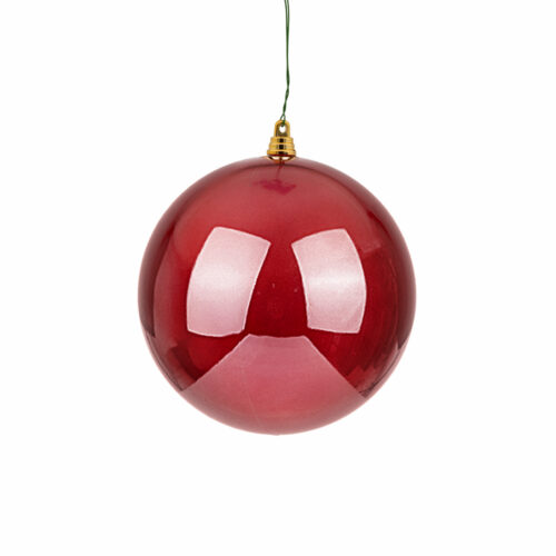 Yılbaşı Ağaç Süsü Top Altın (15 CM)