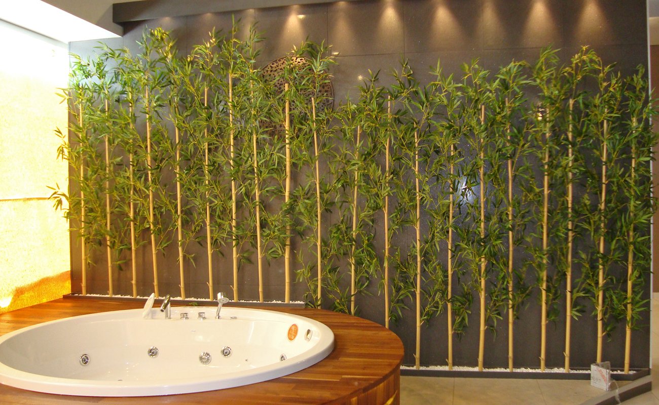 Yapay Bambu Ağaçlarıyla Dekorasyon