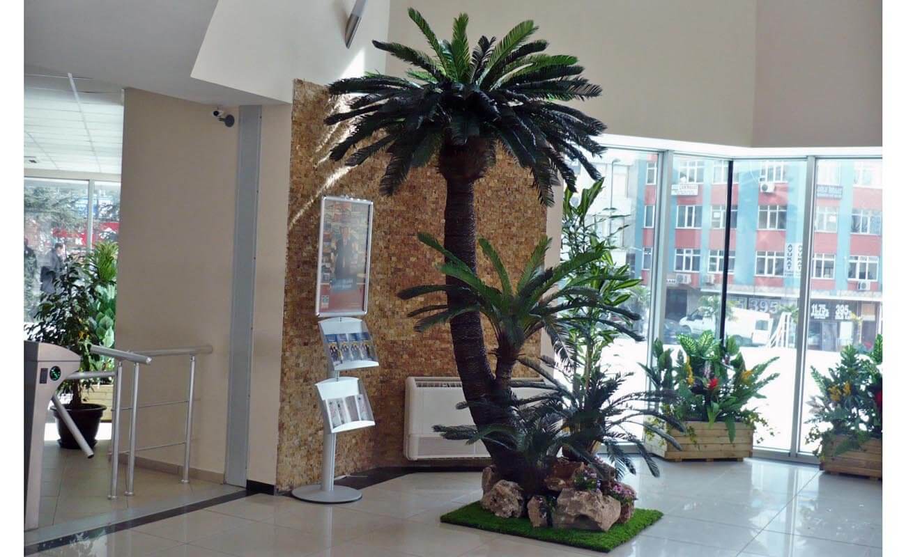 Yapay Palmiye Ağaçlarıyla Dekorasyon
