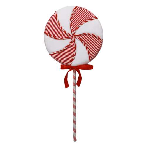Yılbaşı Ağaç Süsü Kırmızı Lolipop