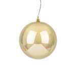 Yılbaşı Süsü Top (15 CM) - Shiny Gold