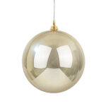 Yılbaşı Süsü Top (30 CM) - Shiny Champagne