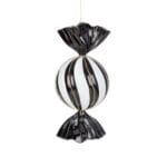 Siyah Beyaz Şeker Yılbaşı Süsü (33cm)