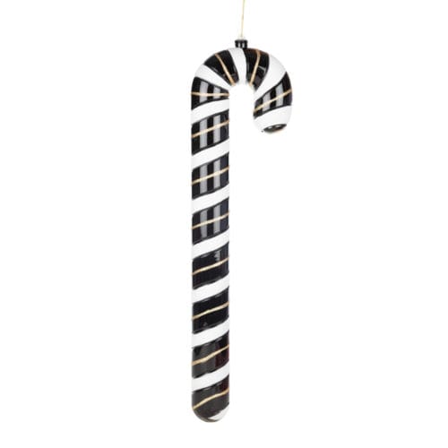 Siyah Beyaz Şeker Yılbaşı Süsü (60cm)