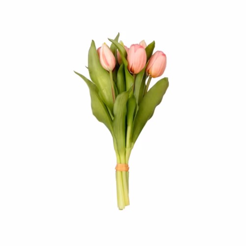 Yapay Islak Dokulu Lale Demet (30 CM)