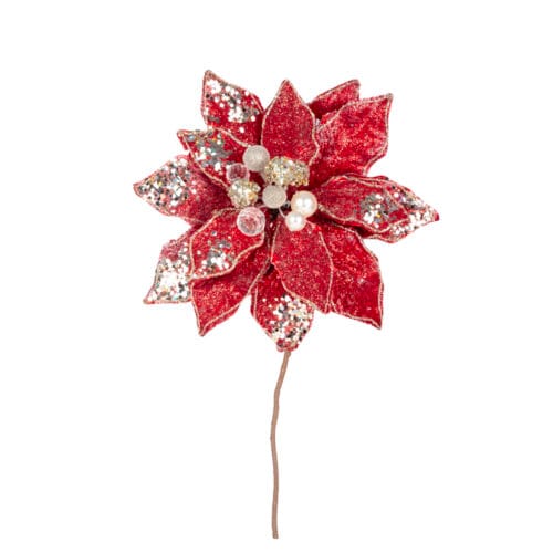 Kristalli Simli Atatürk Çiçeği Platin Kristalli Simli Atatürk Çiçeği Kırmızı