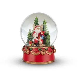 kar küresi müzikli noel baba