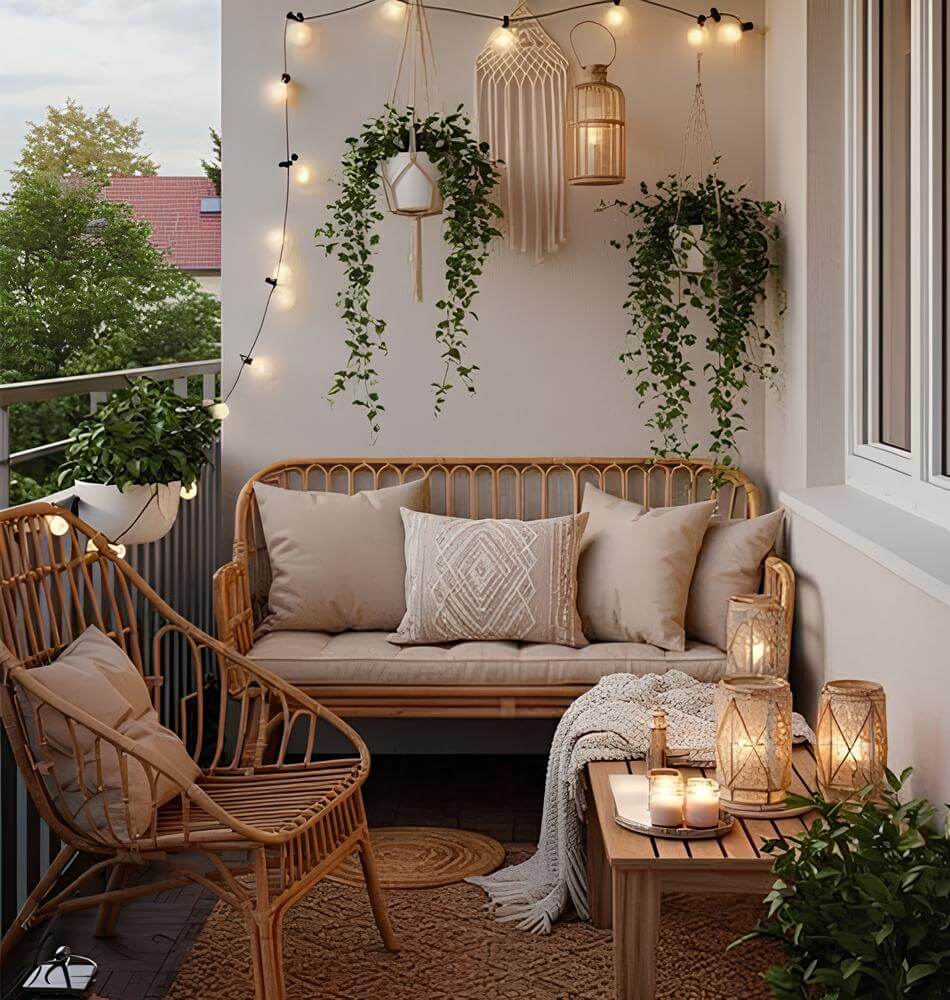 balkon-dekorasyonu Balkon Keyfini Zirveye Taşıyacak Balkon Dekorasyonu Önerileri