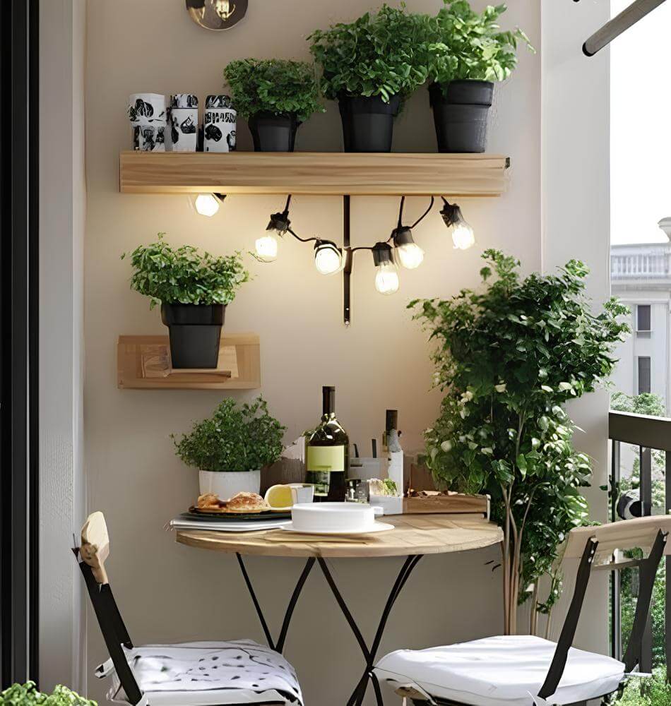kucuk-balkon-dekorasyonu-puf-noktalari Balkon Keyfini Zirveye Taşıyacak Balkon Dekorasyonu Önerileri