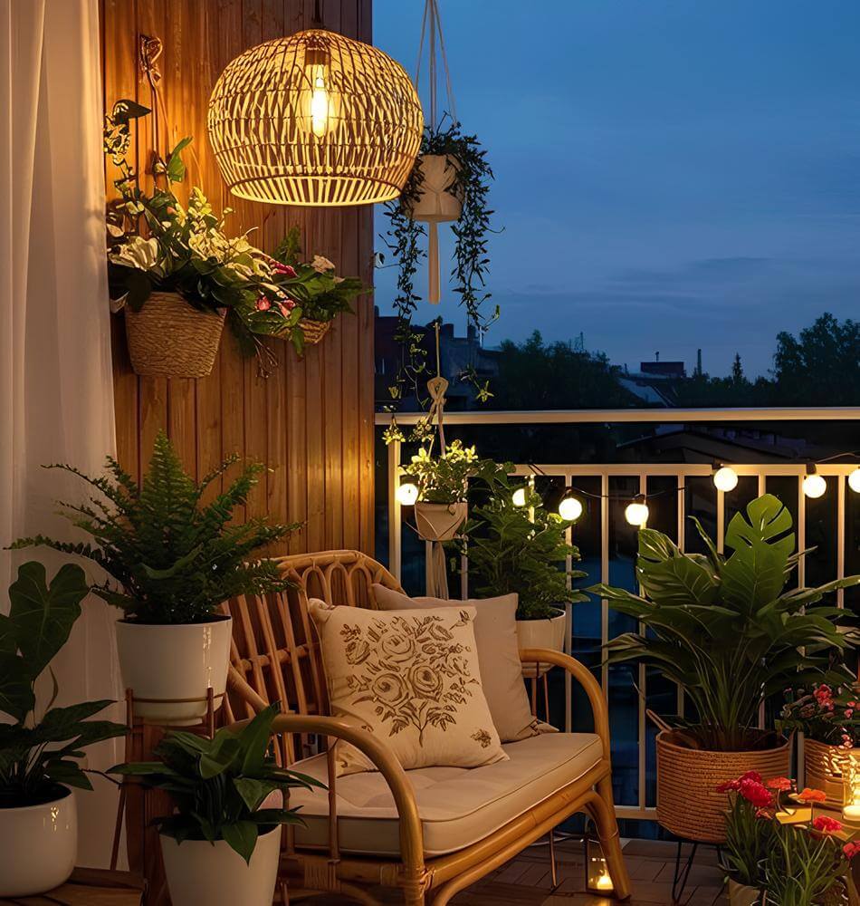 kuk-cicek-balkon-dekorasyonu Balkon Keyfini Zirveye Taşıyacak Balkon Dekorasyonu Önerileri