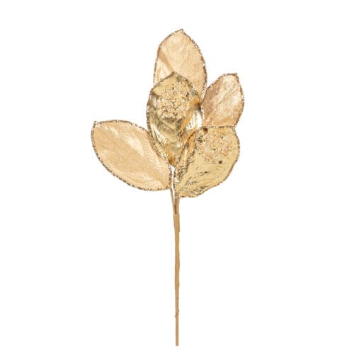 Glittered Glamour Leaves (57 CM)