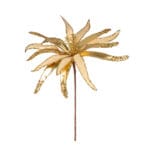 Shiny Glamour Mum Spray (60 CM) - Gold