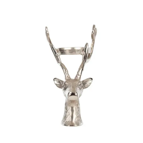 Metal Ren Geyiği Mum Dekor (30 CM)