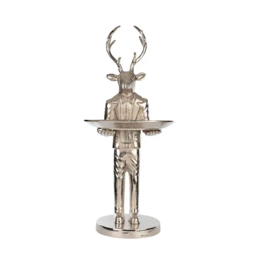 Metal Tabaklı Ren Geyiği (80 CM)