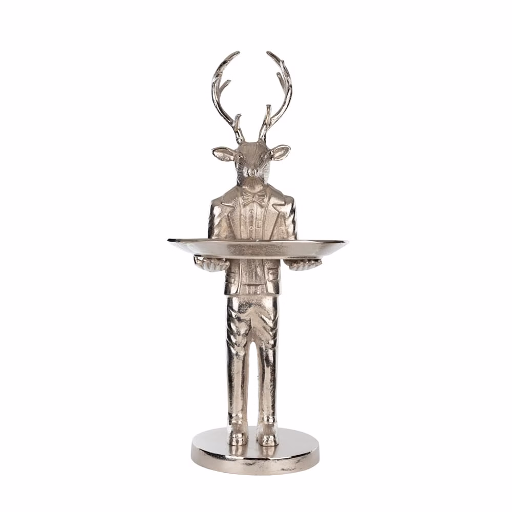 Metal Tabaklı Ren Geyiği (80 CM)