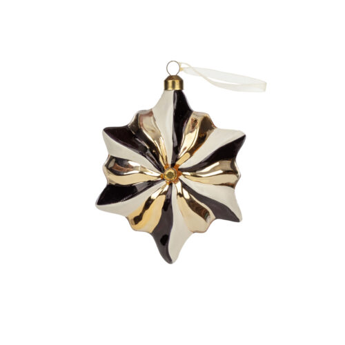 Hand Made Glass Snowflake (14 CM)