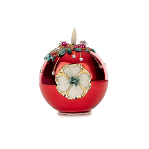 Glass Candle Decor Led (10 CM)
