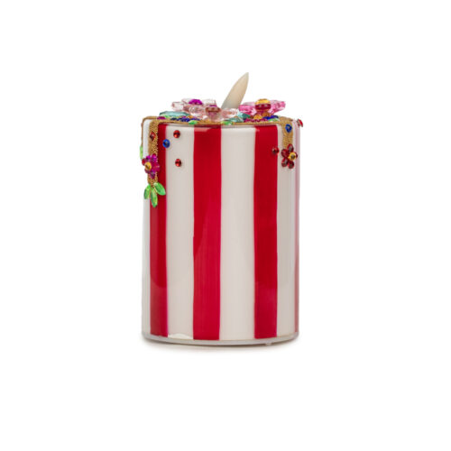 Glass Candle Decor Led (13 CM)