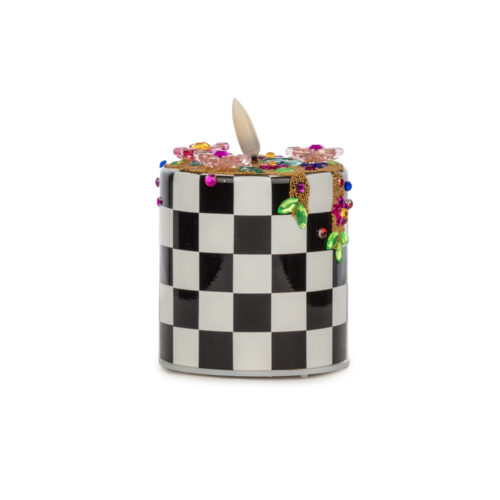 Glass Candle Decor Led (10 CM)