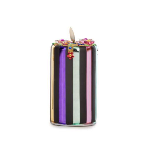 Glass Candle Decor Led (15 CM)