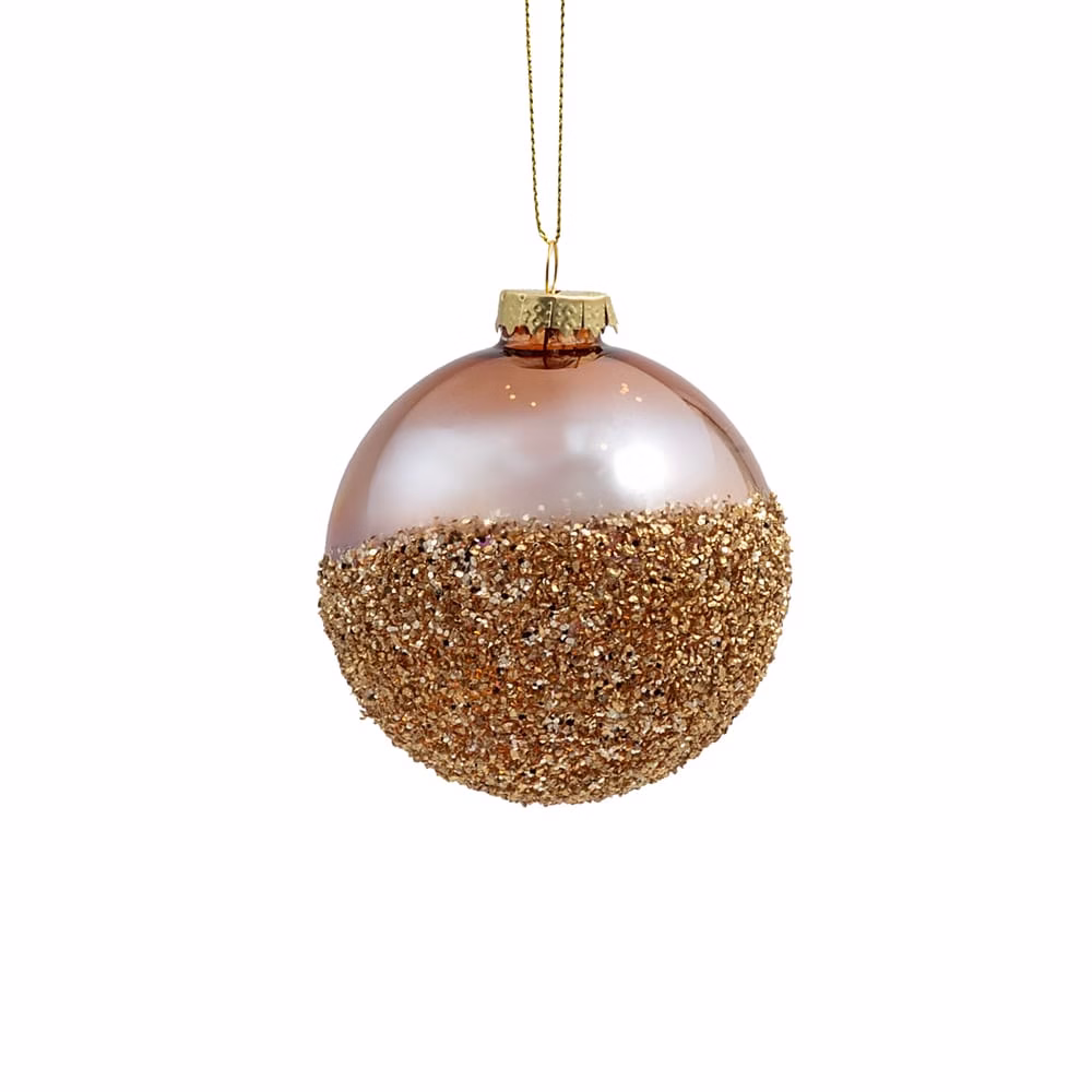 6 Lı Yılbaşı Süsü Cam Top (8 CM) - Görsel 3
