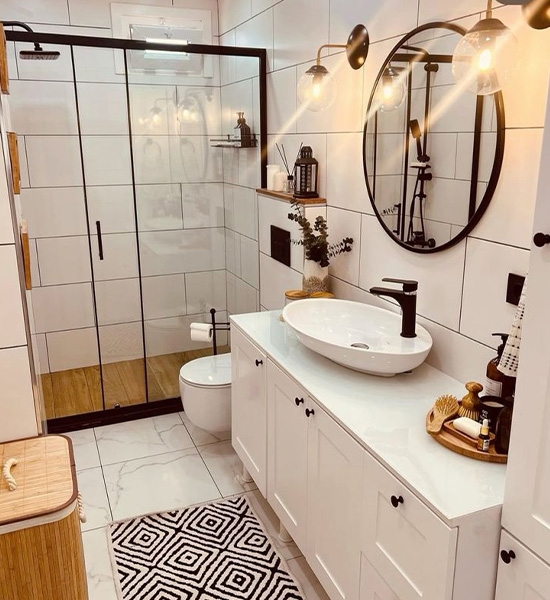 iskandinav-tarzi-banyo-tasarimi İskandinav Tarzı Dekorasyon Fikirleri