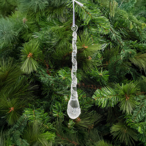 Yılbaşı Ağaç Süsü Buz Sarkıt (25 CM)