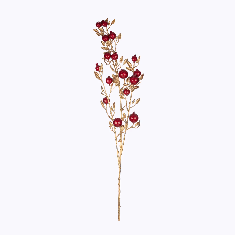 Yılbaşı Süsü Narlı Dal (100 CM)