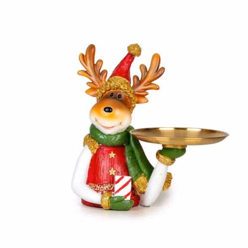 Yılbaşı Süsü Geyik Sunumluk (28 CM)