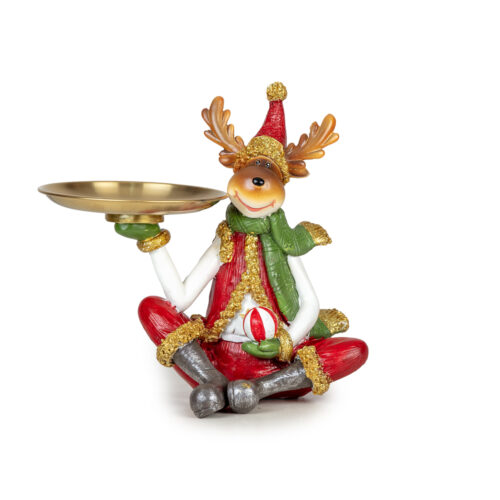 Yılbaşı Süsü Geyik Sunumluk (23 CM)