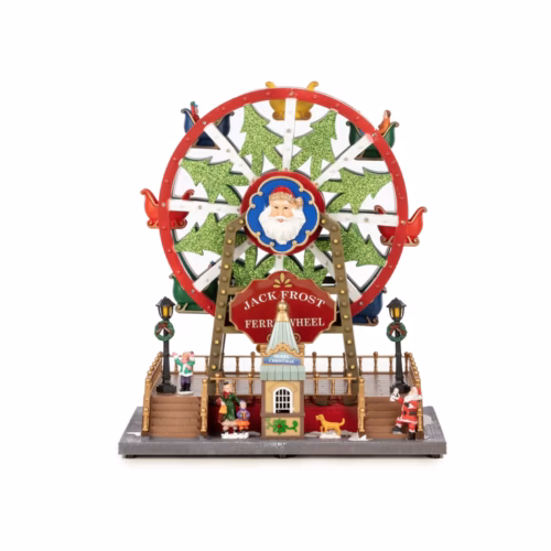 Yılbaşı Süsü Dönme Dolap Müzikli Ve Hareketli (34 CM)