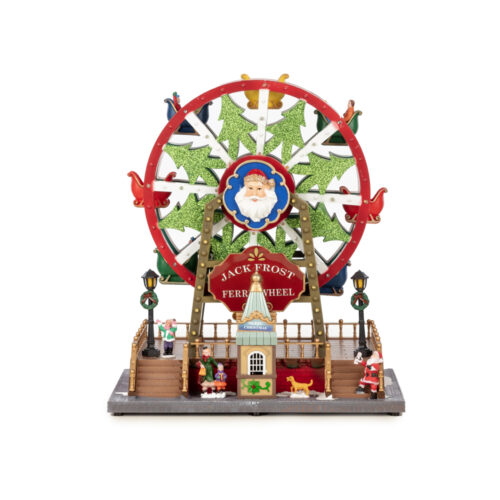 Yılbaşı Süsü Dönme Dolap Müzikli Ve Hareketli (34 CM)