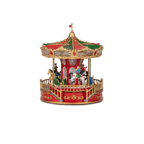 Chirstmas Carousel Müzikli Ve Hareketli (28 CM)