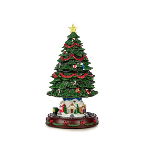 Yılbaşı Süsü Çam Ağacı Müzikli Ve Hareketli (45 CM)