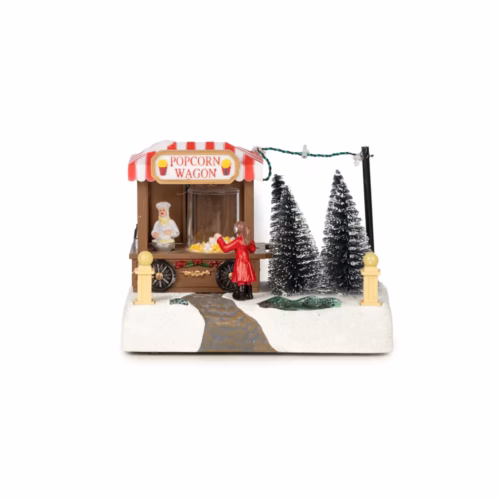 Yılbaşı Süsü Popcorn Evi (17 CM)