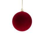 Yılbaşı Süsü Burgundy Top (10 CM)