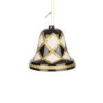Yılbaşı Süsü White Black Bell (10 CM)