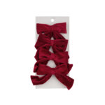 Yılbaşı Süsü Burgundy Fiyonk (14 CM)