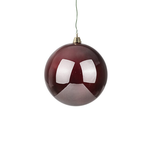 Yılbaşı Süsü Burgundy Pearl Top (8 CM)