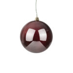 Yılbaşı Süsü Burgundy Pearl Top (10 CM)