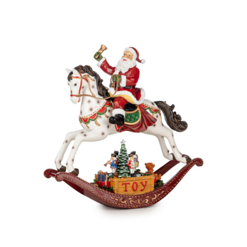Santa On Holse Musical Animated (32 CM)
