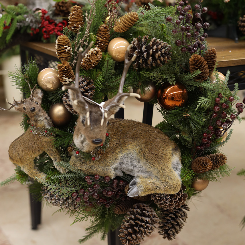 Yılbaşı Dekorasyon Ürünleri Çam Kapı Süsleri