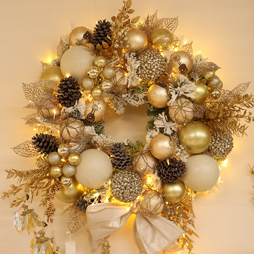 Yılbaşı Dekorasyon Ürünleri Işıklı Cam Kapı Süsleri