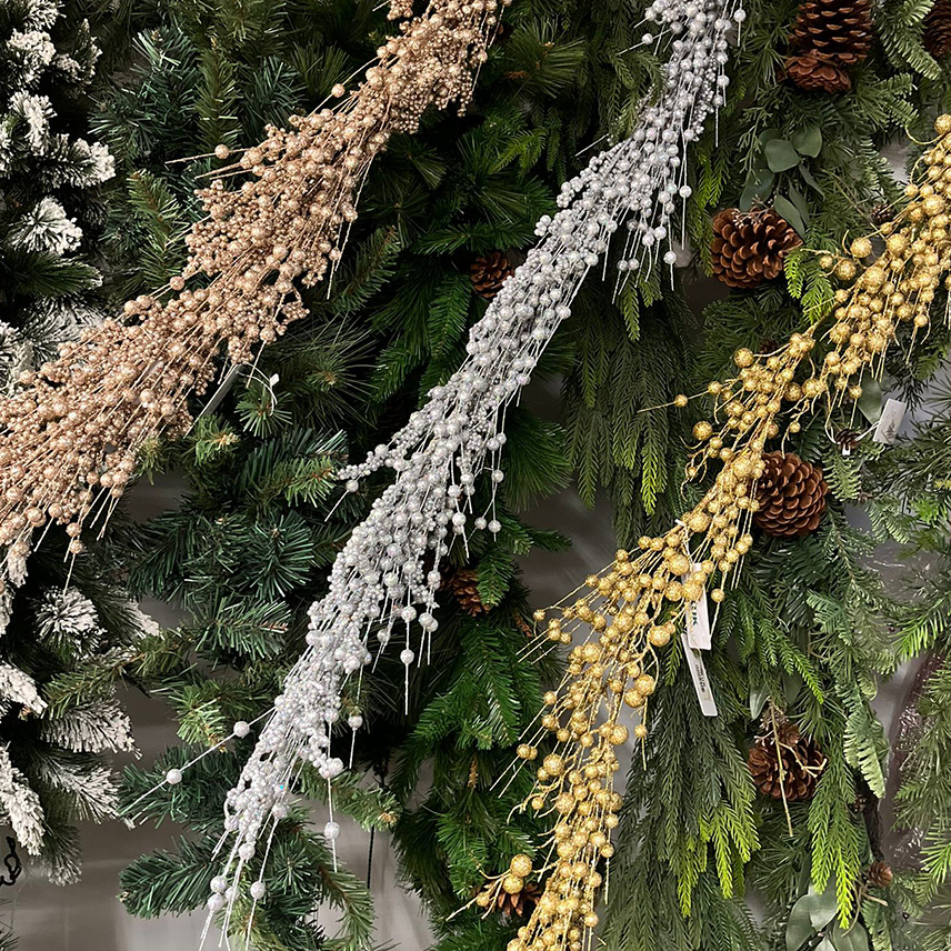 Yılbaşı Dekorasyon Ürünleri Simli Garlandlar