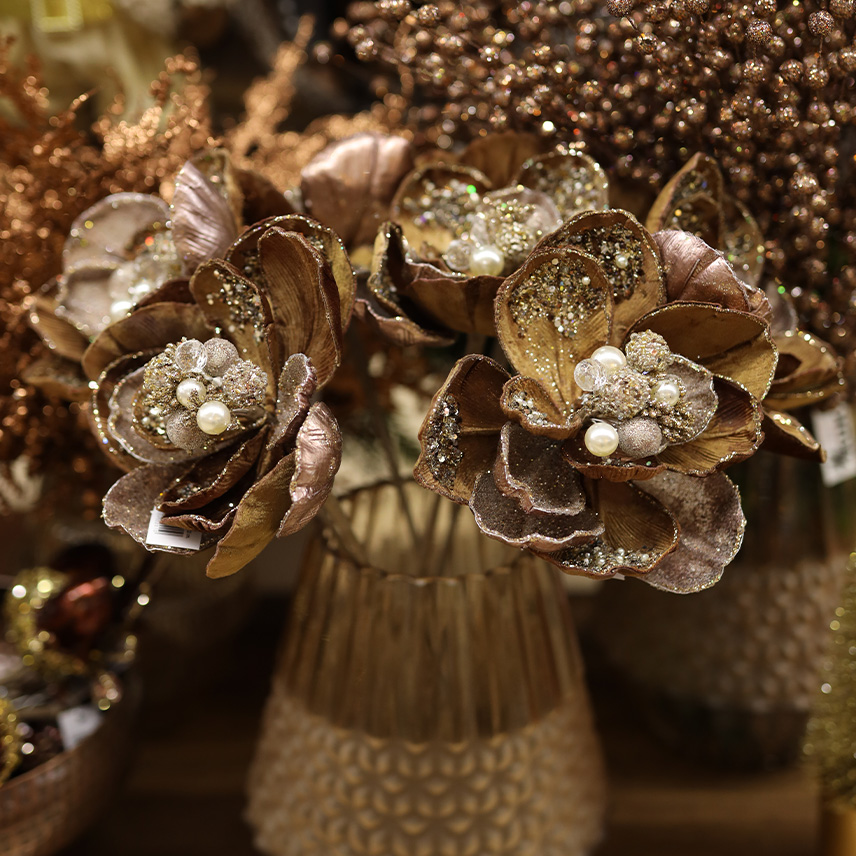 Yılbaşı Dekorasyon Ürünleri Yılbaşı Tek Dal Çiçekler