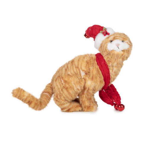 Yılbaşı Süsü Kedi (24 CM)