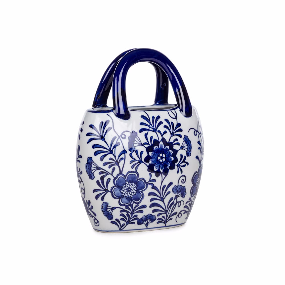 Bleu Blanc Çanta Vazo (27 CM) - Görsel 2